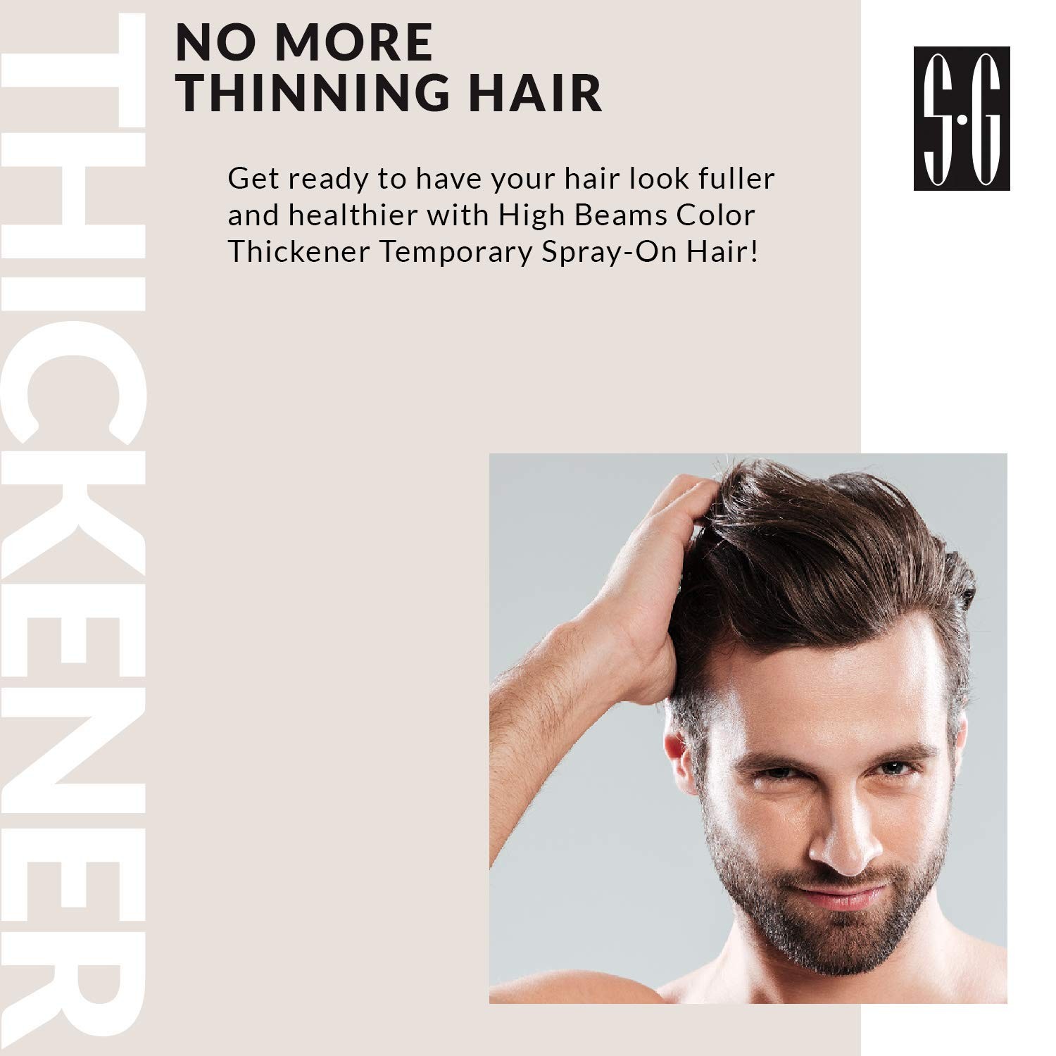 Salon Grafix High Beams Color Thickener 2.7 Ounce (Pack of 1), Black