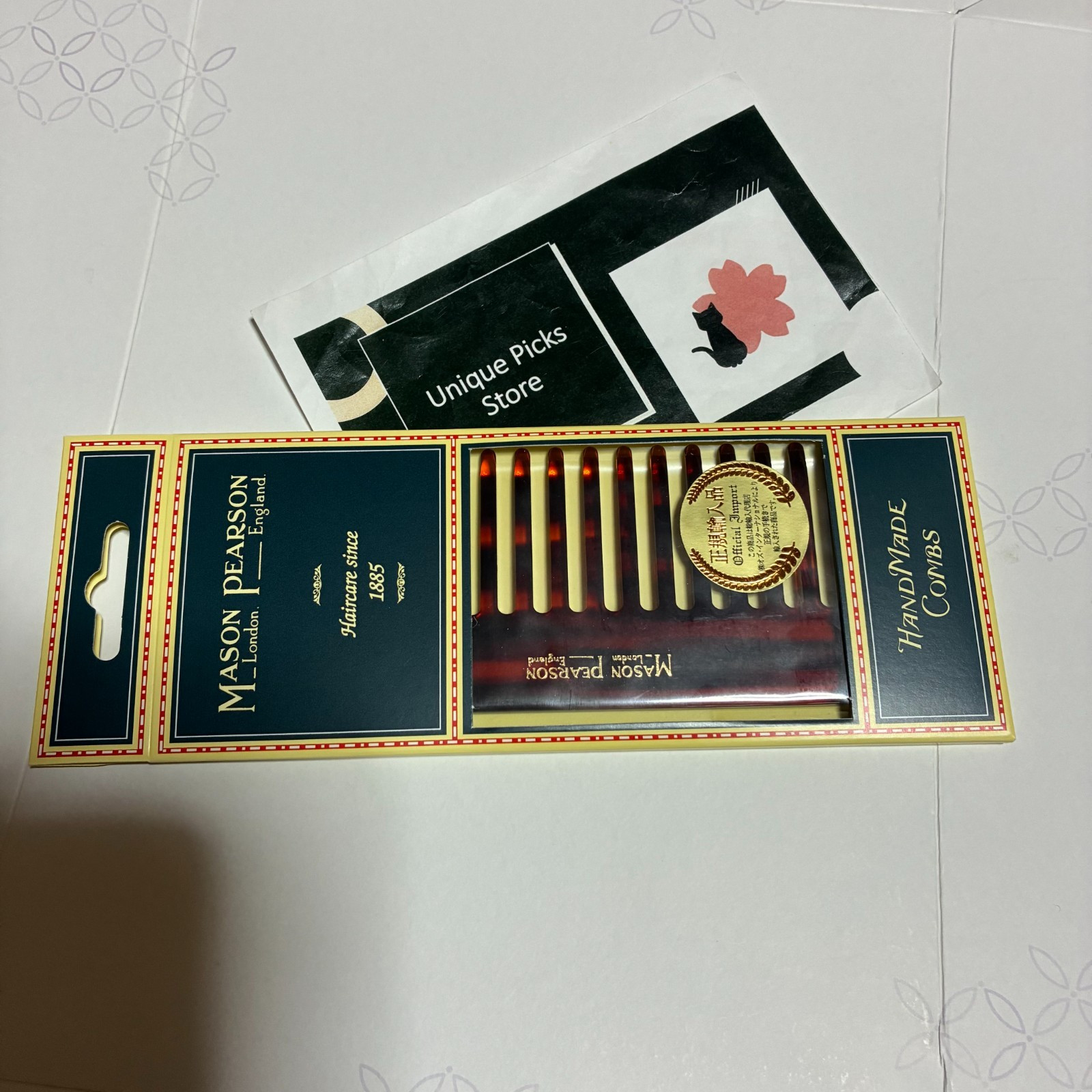 Mason Pearson Unisex Handmade RAKE COMB 16.3 x 6cm (6.4×2.4in) C7 New