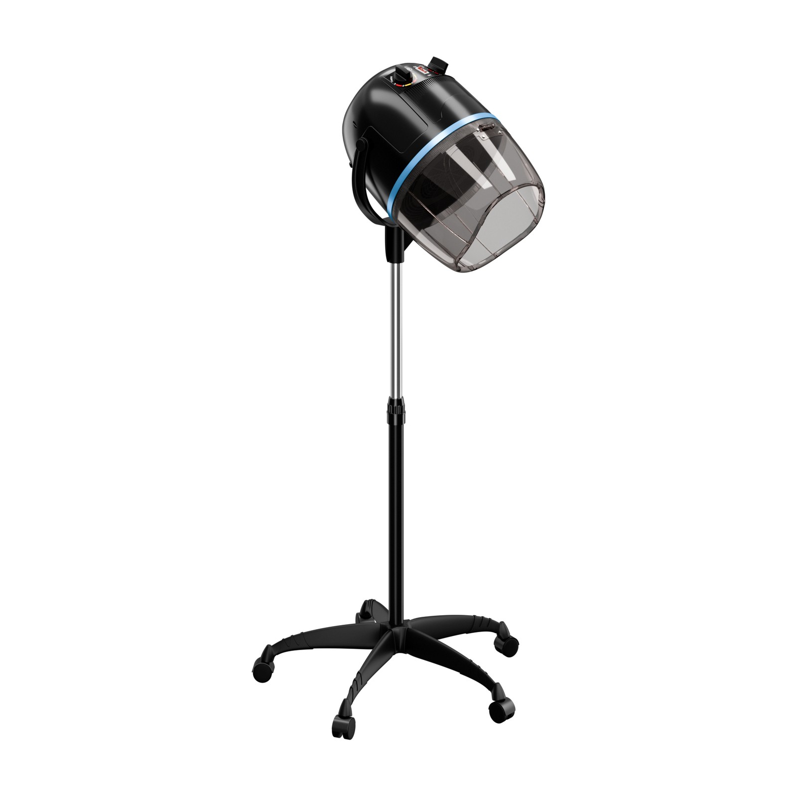 Professional Hairdryer Adjustable Hooded Stand Up Bonnet Hair Dryer with Wheels