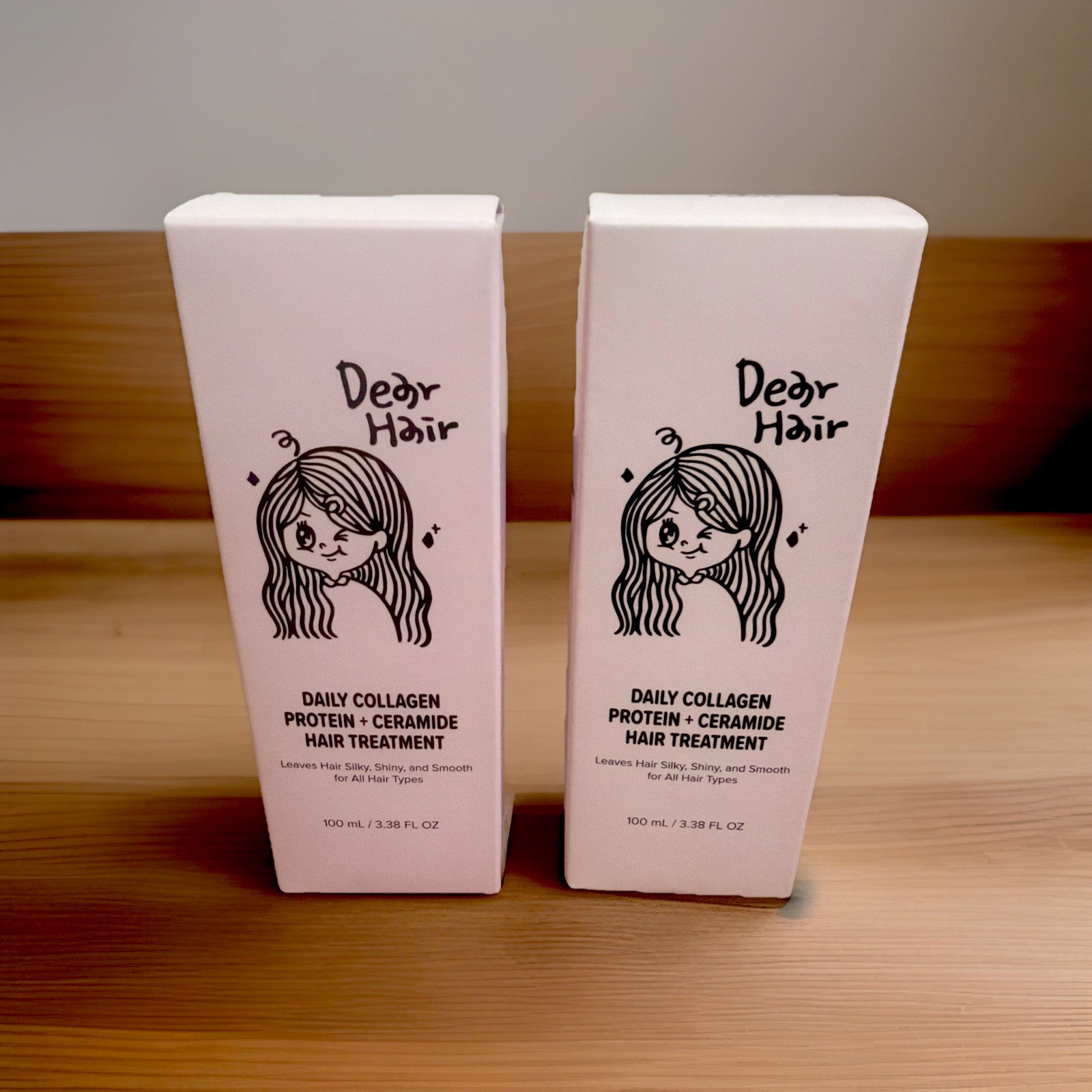 Dear Hair Collagen Protein Ceramide Hair Treatment Conditioner SET OF TWO New