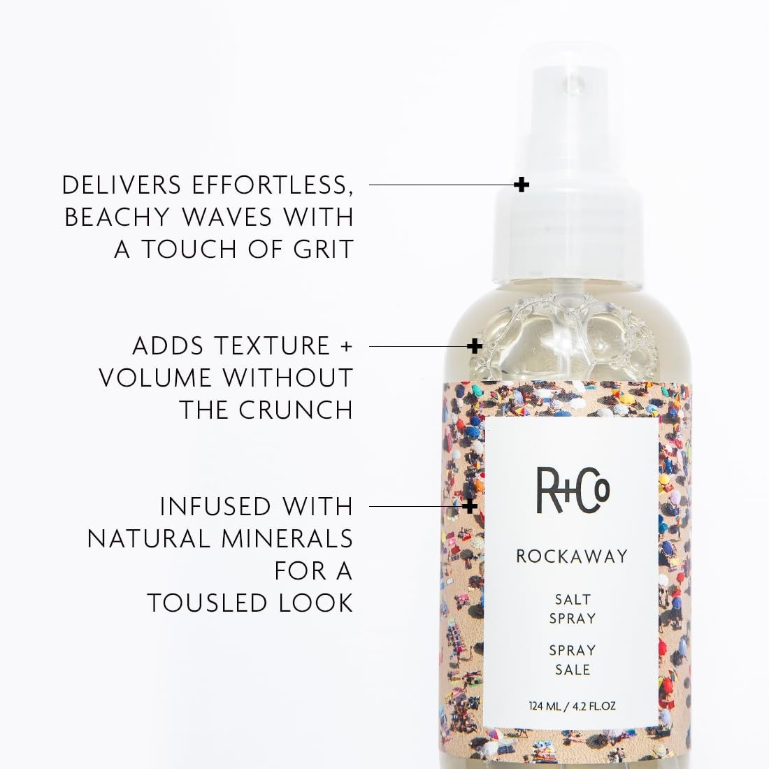 Salt Spray for Hair Volume & Texture – Beachy Waves, Texturizing Mist