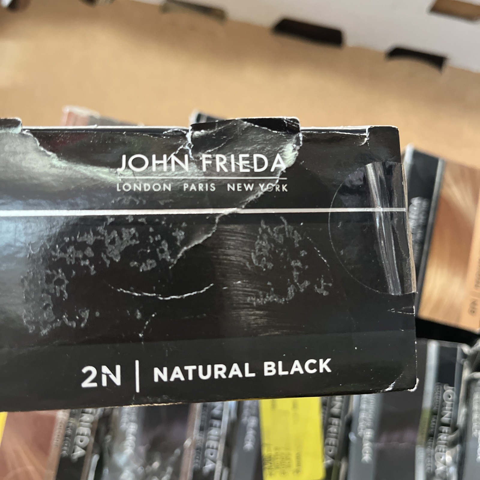 1 John Frieda Precision Foam Colour Luminous Black 2N Natural Black
