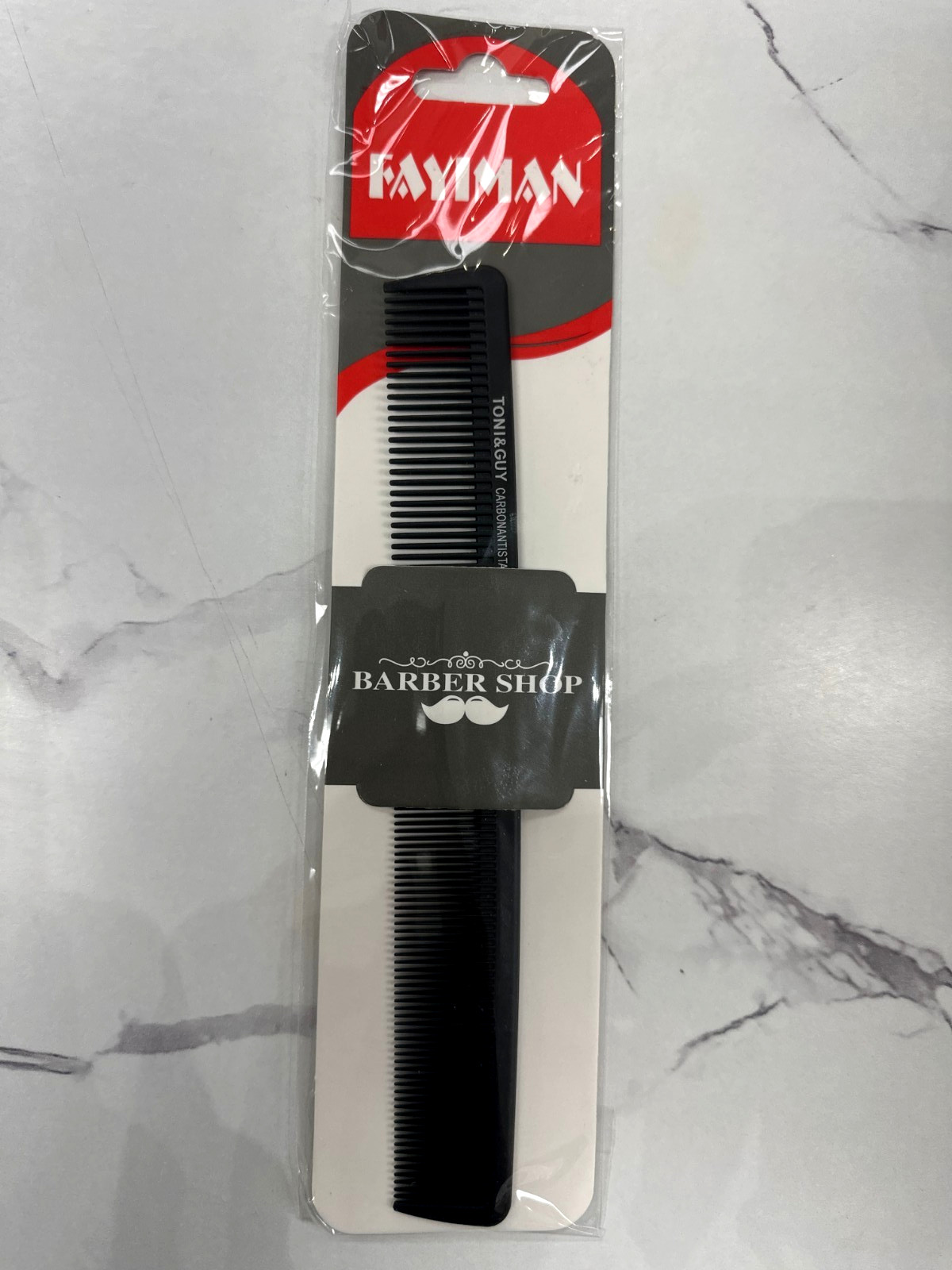 Black Barbers Comb (5PK)