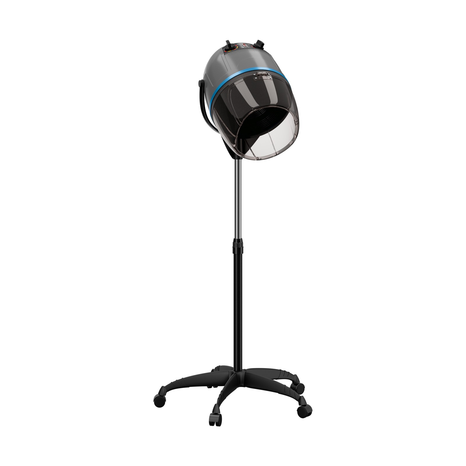 1300W Hair Bonnet Dryer Hot Perm Adjustable Height Salon Use Professional Gray