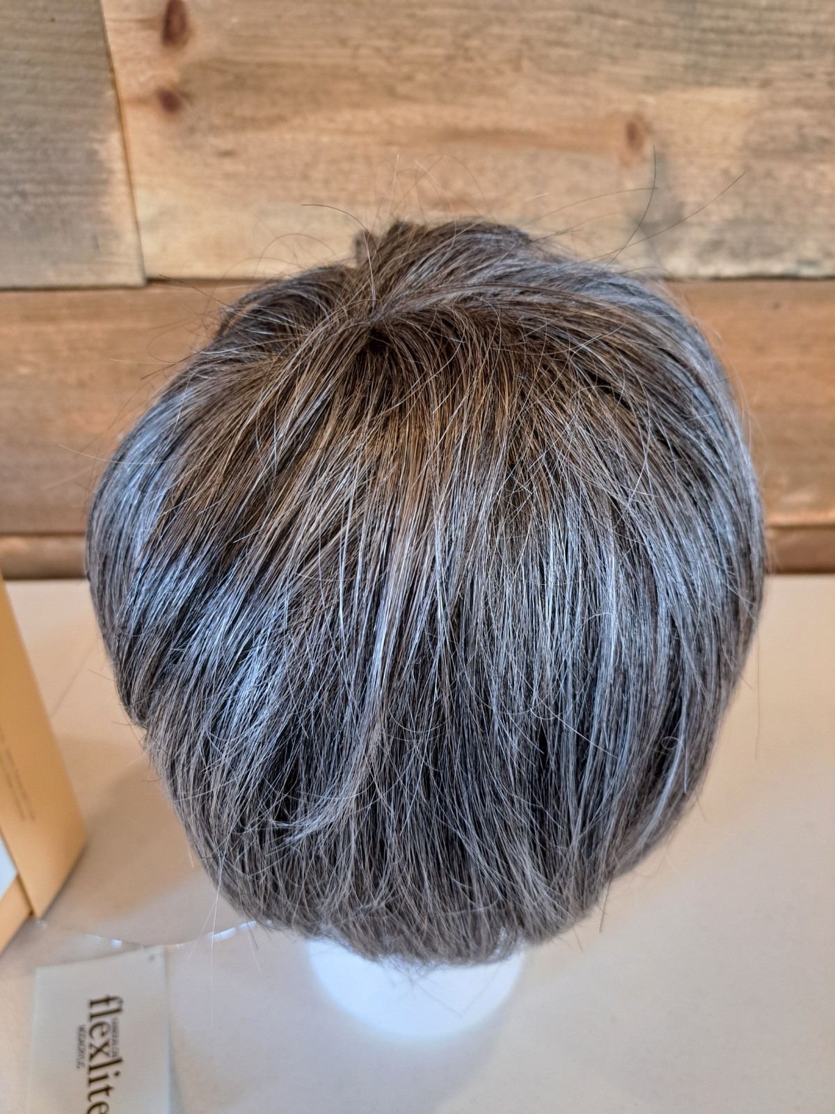 GABOR Luxury Collection Gray Wig Sugared Charcoal Average Prodigy Modacrylic NEW