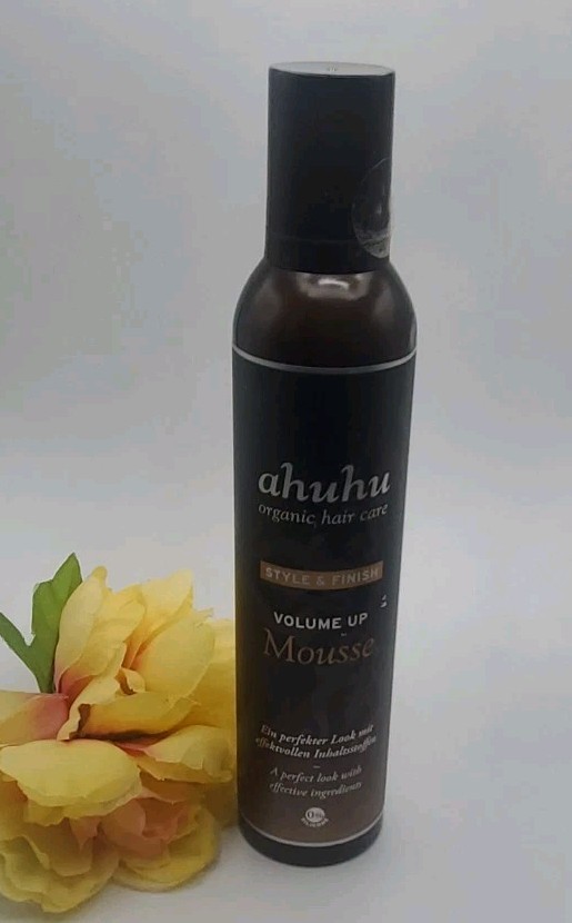 Ahuhu Organic Hair Care Style & Finish Hairspray Strong Hold & Shine 10.1 fl oz