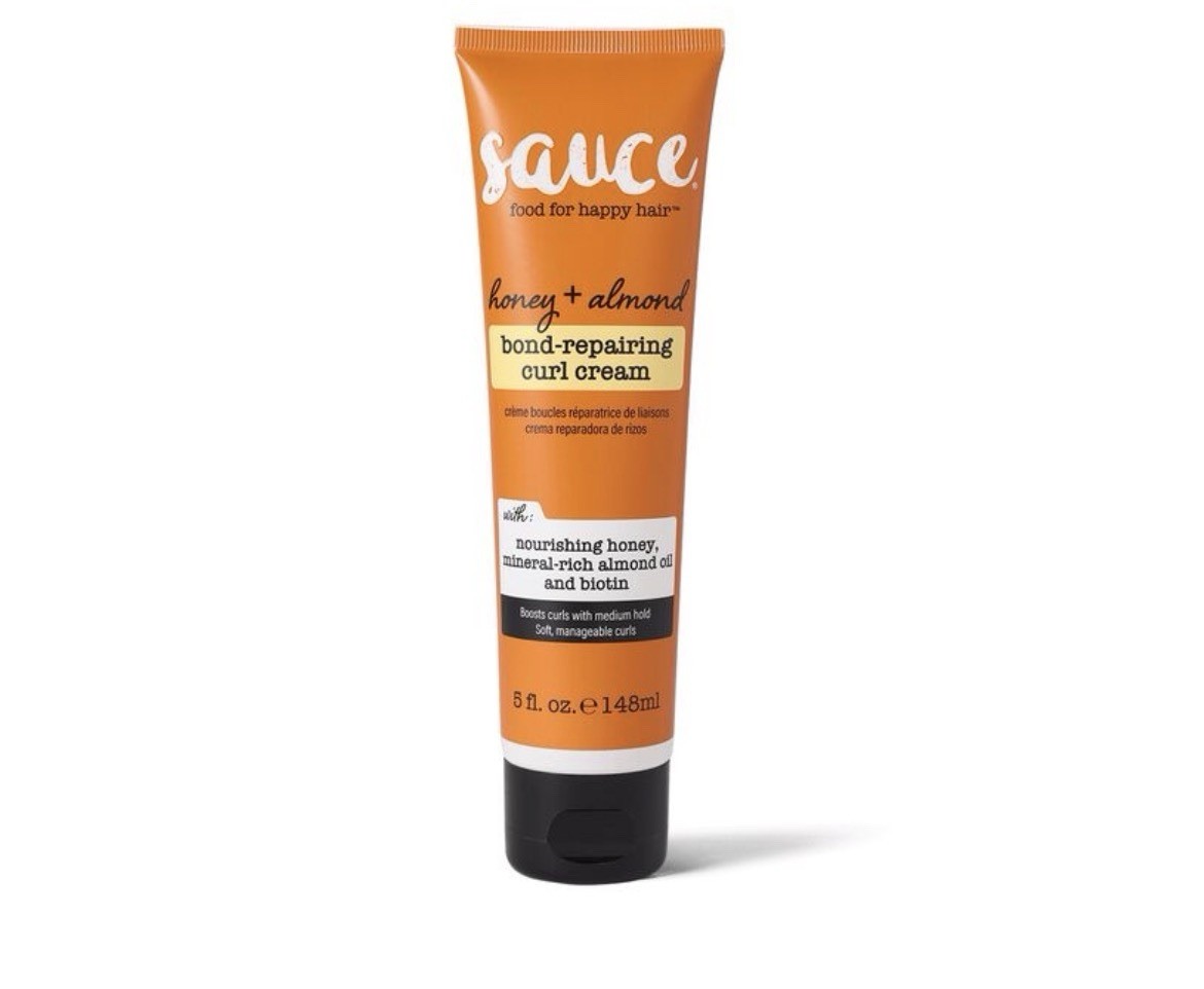 Sauce Honey + Almond Bond-Repairing Curl Cream Curl Enhancing Biotin 5 fl oz