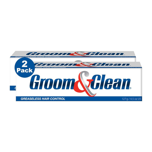 Groom & Clean Hair Control Cream 4.5 Oz (Pack of 2) – Men’S Hair Styling Cream