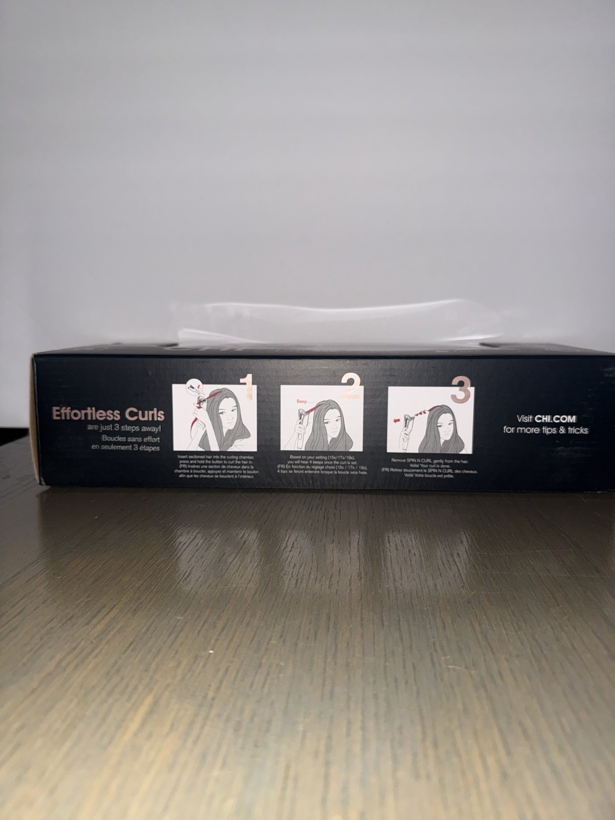 CHI Spin n Curl 1in Ceramic Rotating Curling Iron Dual Voltage Auto Shut-Off