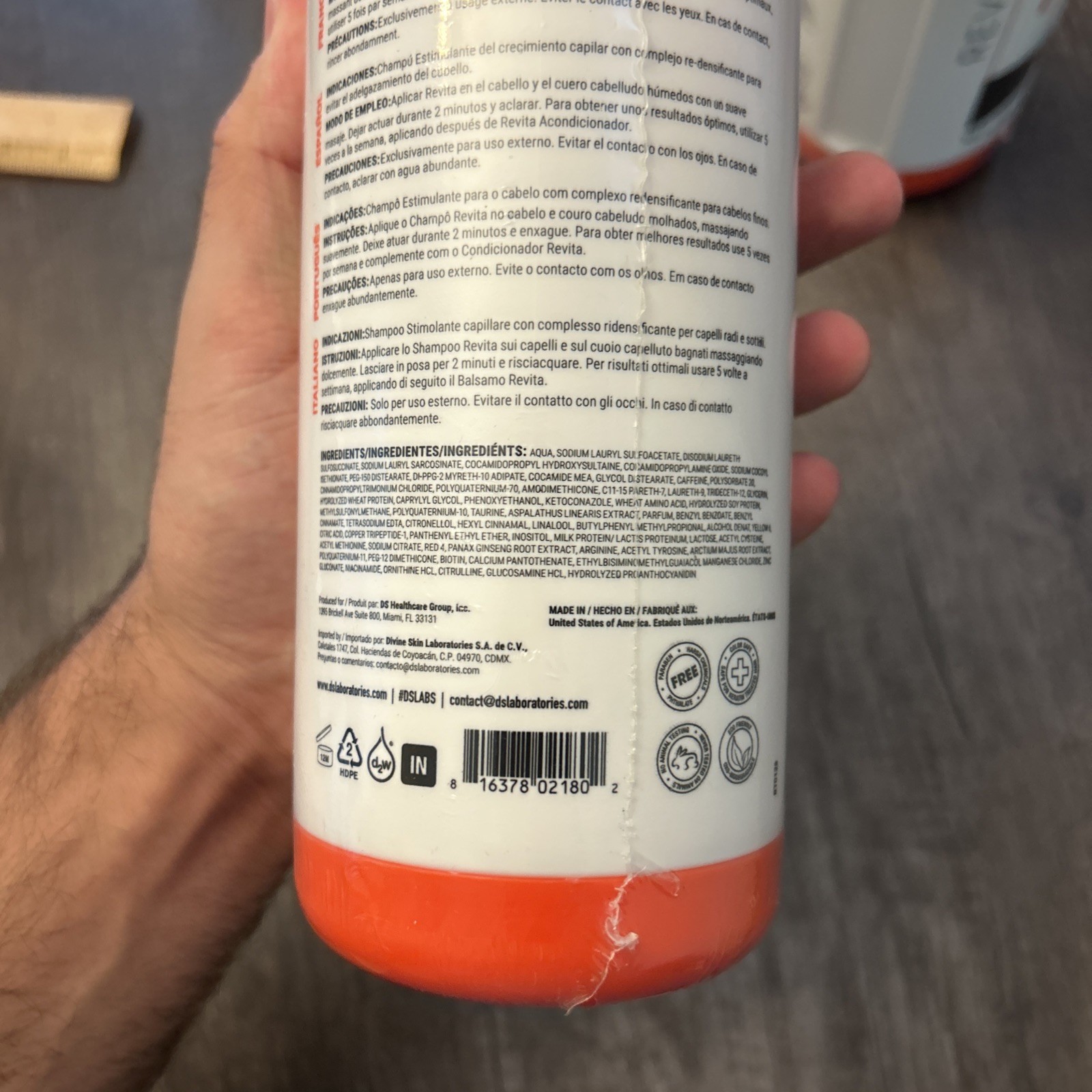 DS Laboratories Revita Stimulating Shampoo & Conditioner 31 Oz EXP. 2025 / 2026
