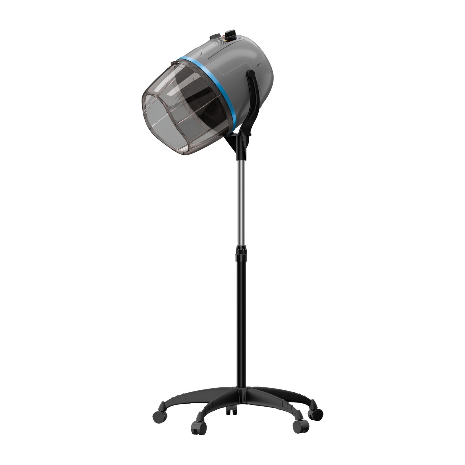 1300W Hair Bonnet Dryer Hot Perm Adjustable Height Salon Use Professional Gray