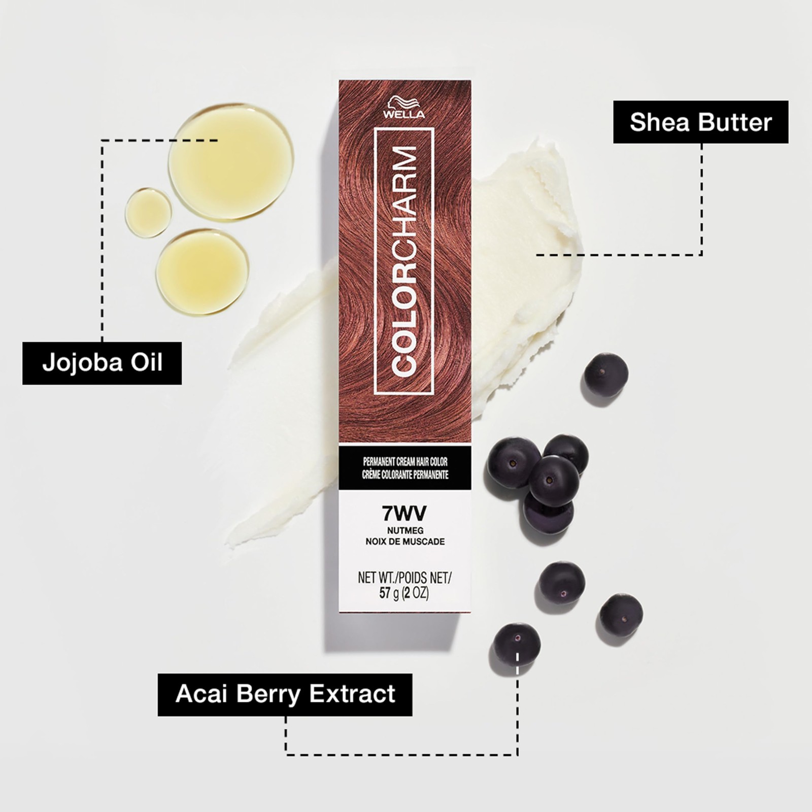 COLORCHARM Permanent Cream Hair Dye | 2 Ounce (Pack of 1), 3N Dark Brown