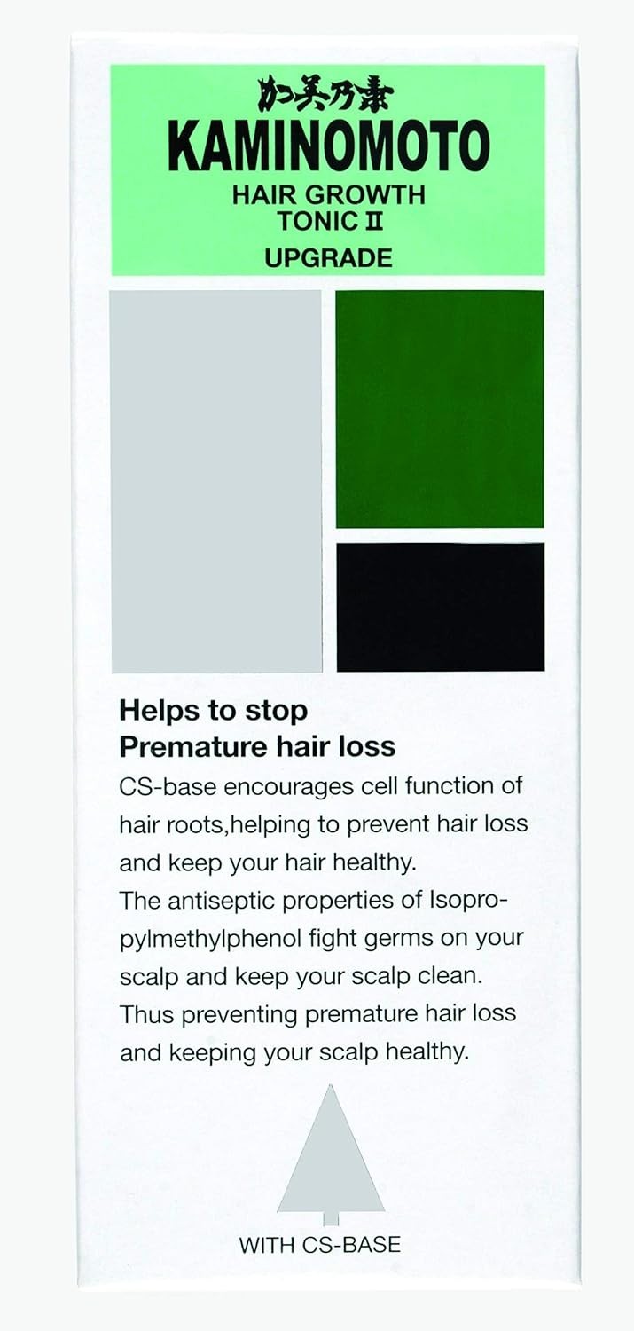 [US seller] KAMINOMOTO HAIR GROWTH TONIC II UPGRADE Version Made in JAPAN