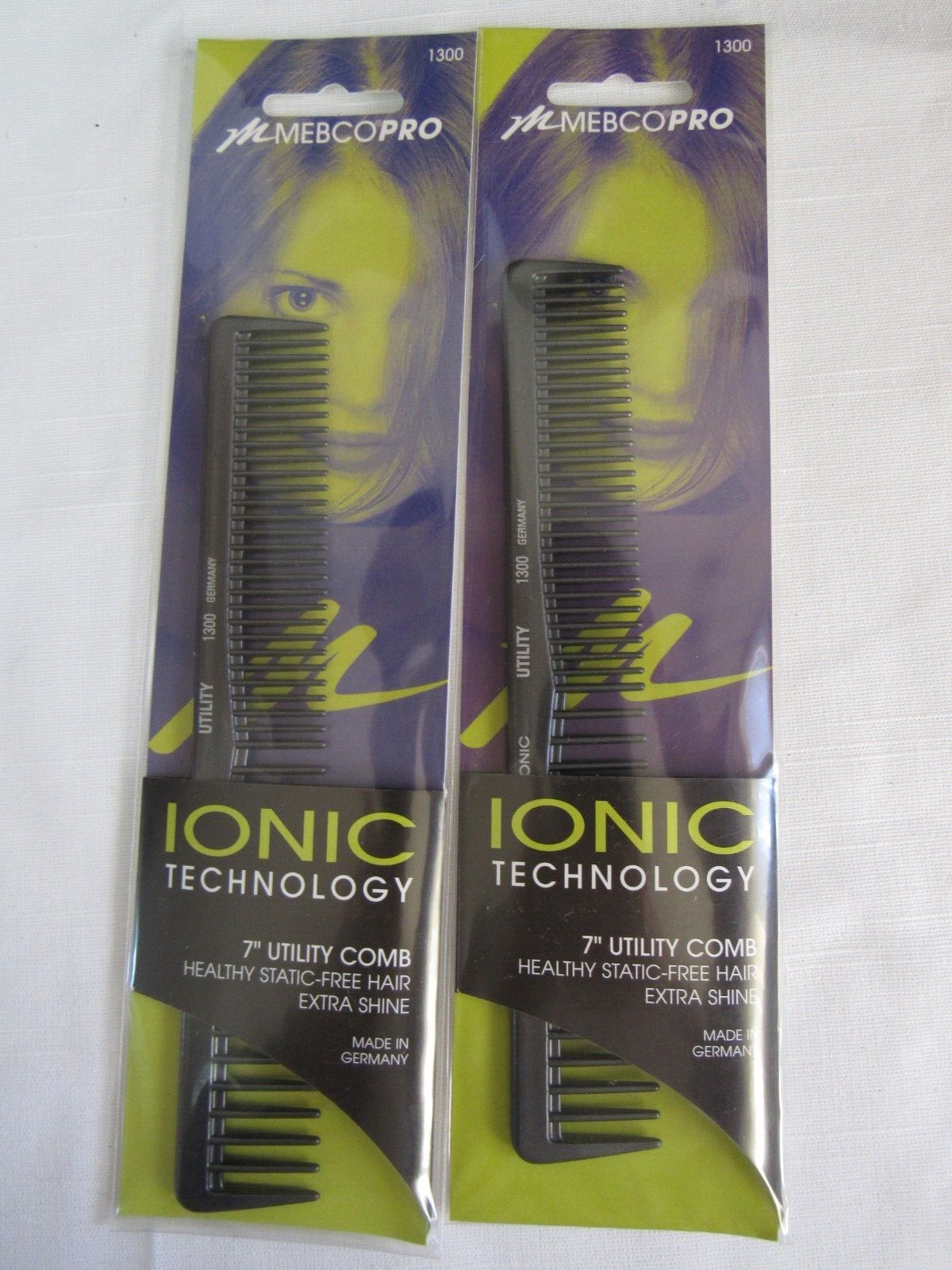 Mebco Pro IONIC 7″ Utility Combs – 2 Pcs – Made in Germany – NEW – SEALED