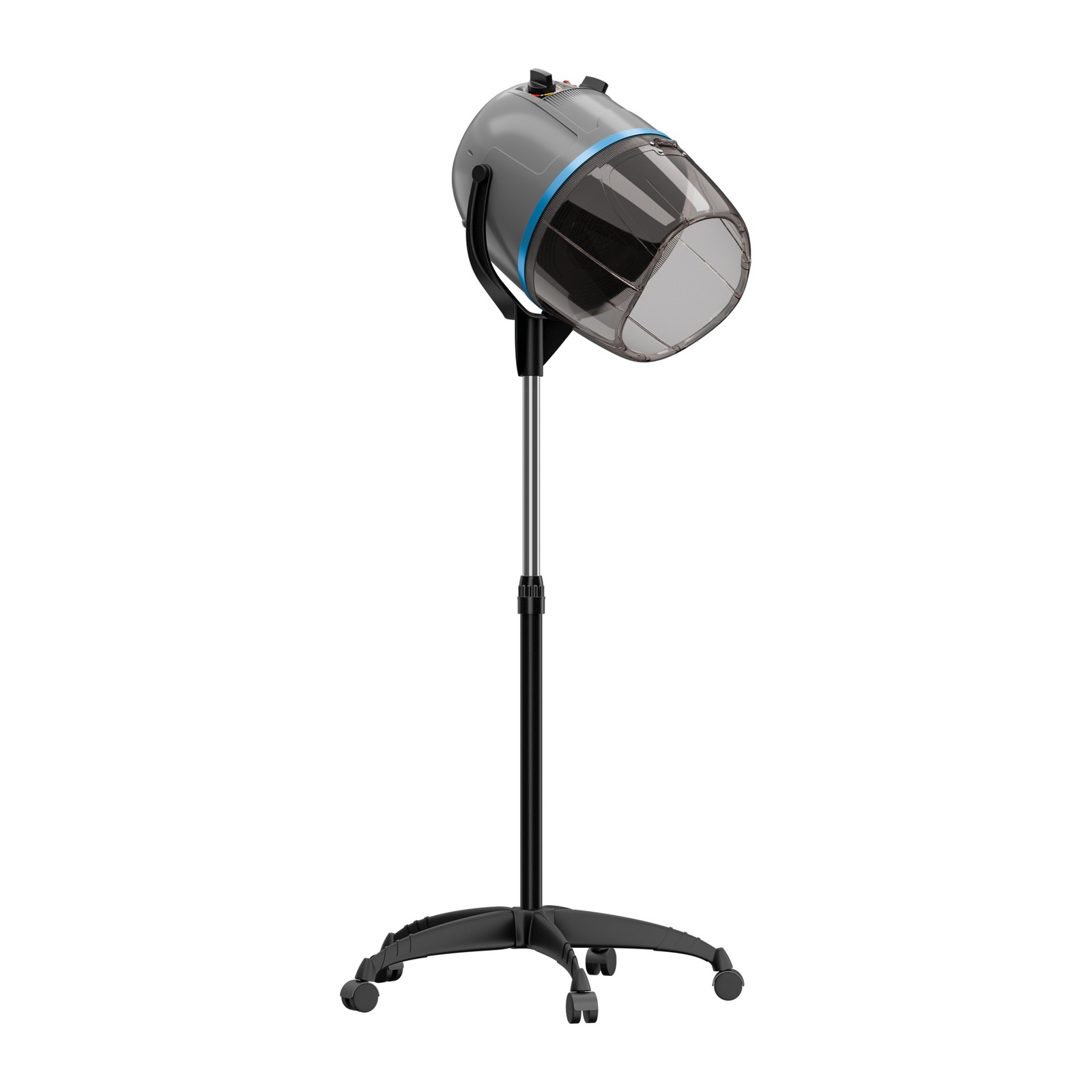 1300W Hair Bonnet Dryer Hot Perm Adjustable Height Salon Use Professional Gray