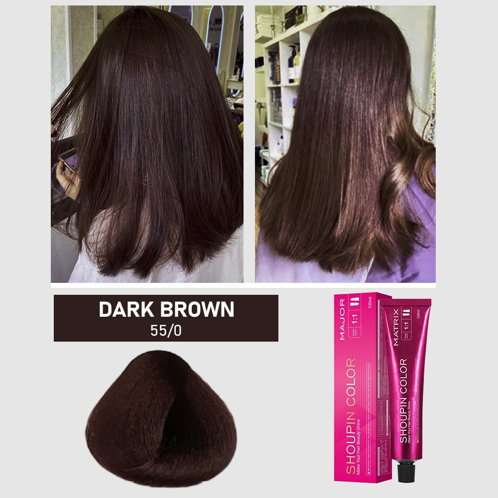 SHOUPIN Hair Coloring Shampoo Micro Tide Color Single Hair Cream 56 Colors 100ml