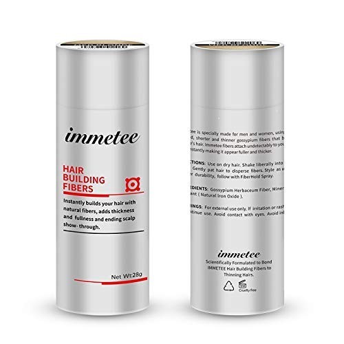 immetee Hair Building Fibers Powder Hair Fibers Hair Keratin Powder Building 28g