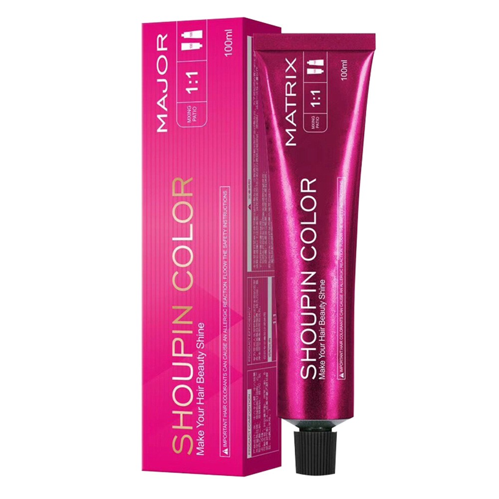 SHOUPIN Hair Coloring Shampoo Micro Tide Color Single Hair Cream 56 Colors 100ml