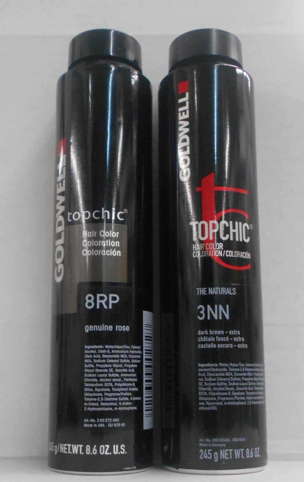 Goldwell TOPCHIC Professional Hair Color Canister (CAN) 8.6 oz.~ Levels 7 and UP