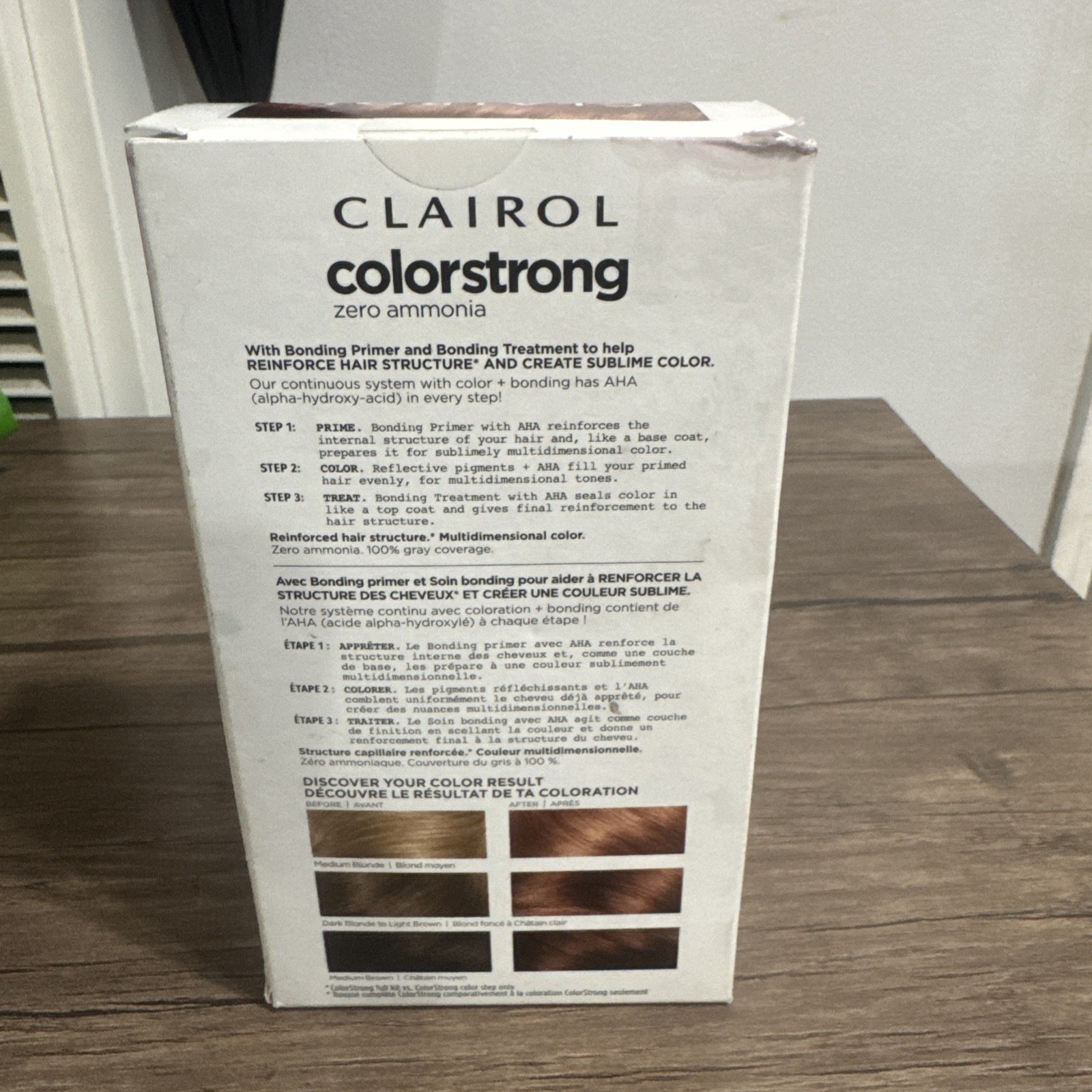 Clairol Color Strong Zero Ammonia ~ Sunset Rose 8.63 Coral Sands Hair Color