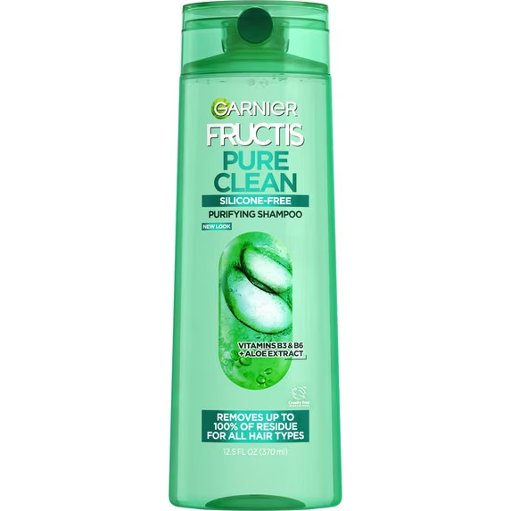 Garnier Fructis Pure Clean Shampoo Silicone Free 12.5 fl oz Pack of 2