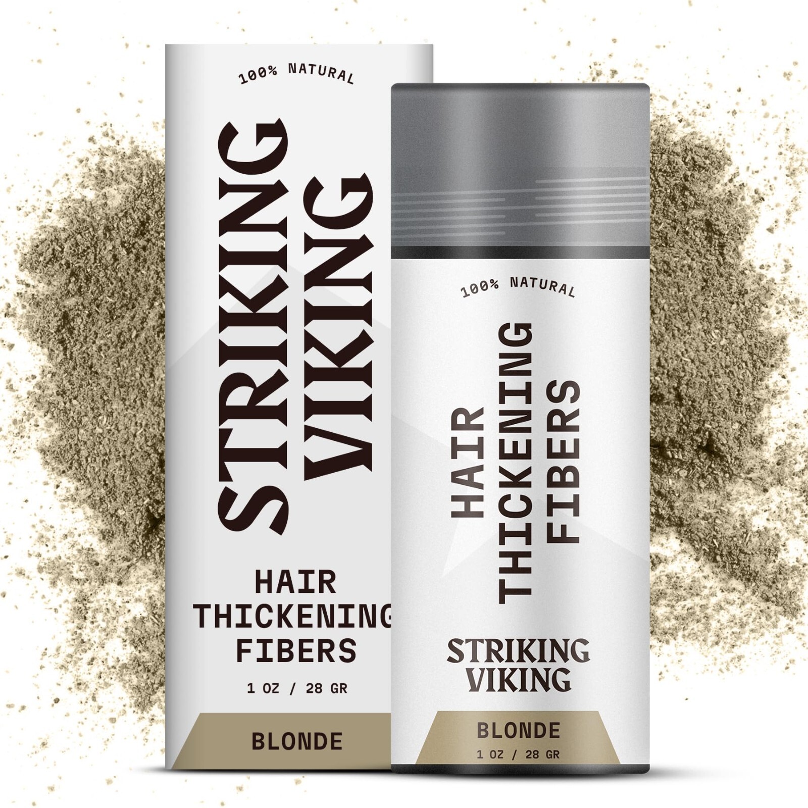 Striking Viking Hair Fibers (medium Blonde) 28g – Naturally Derived