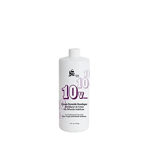 3-Super Star 10V Stabilized Cream Peroxide Hair Color Developer 4 Fl Oz HC 50105