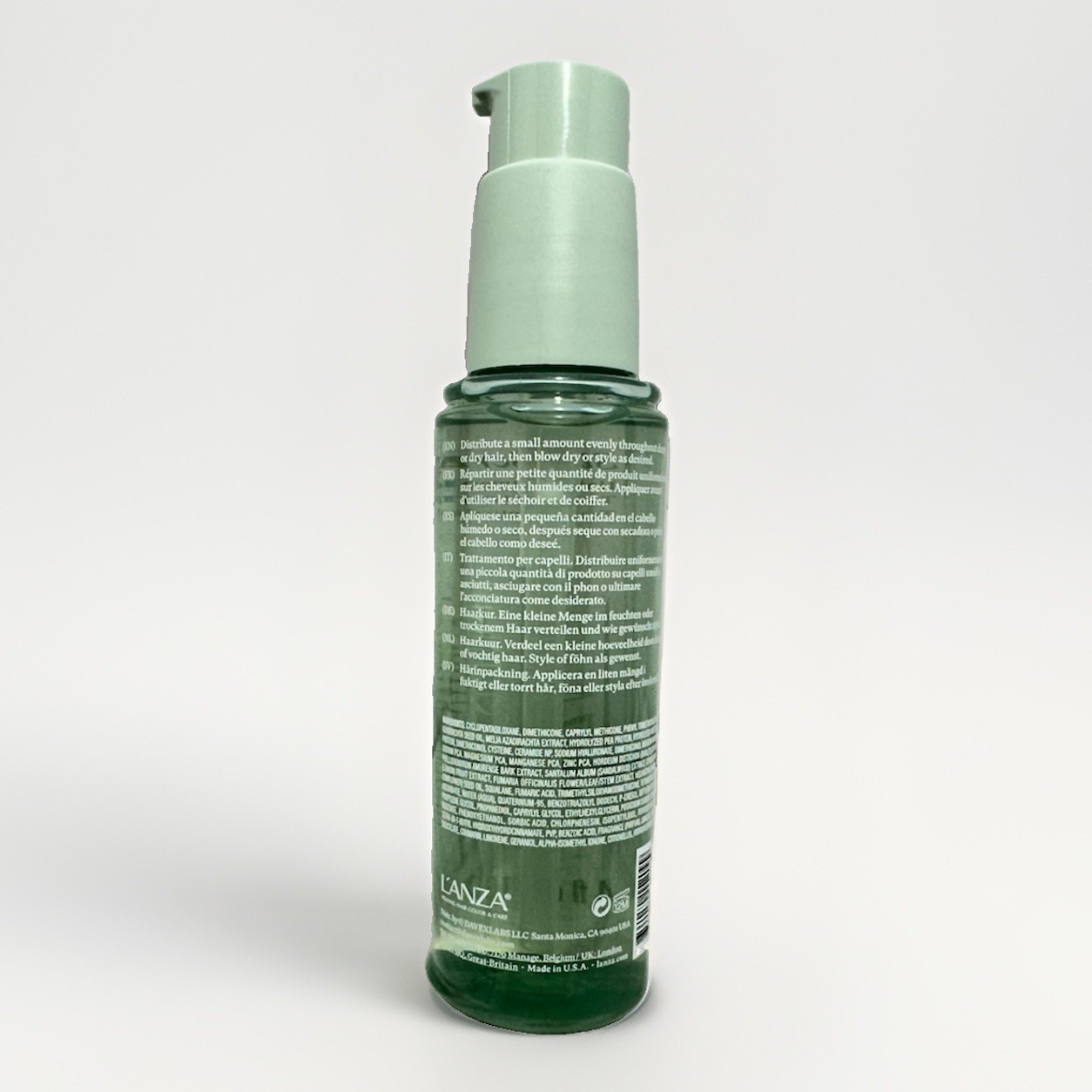 Lanza Silk Serum Healing Strength Neem Fortifying Complex Hair Treatment 3.4oz
