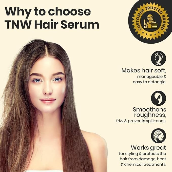 TNW-The Natural Wash Black Seed Hair Serum for Women & Men 100ml free shiiping