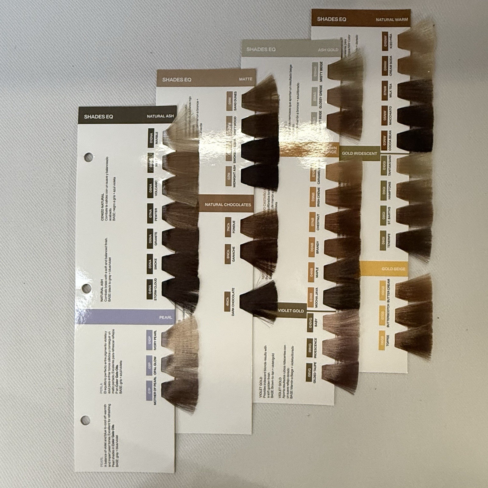 Redken 2025 Shades Eq Swatch Book For Gloss & Bonder Inside Demi Permanent Color