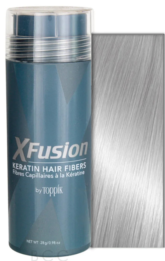 XFusion WHITE Hair Fibers – Natural Keratin 28G – Free Ship & Money Back!
