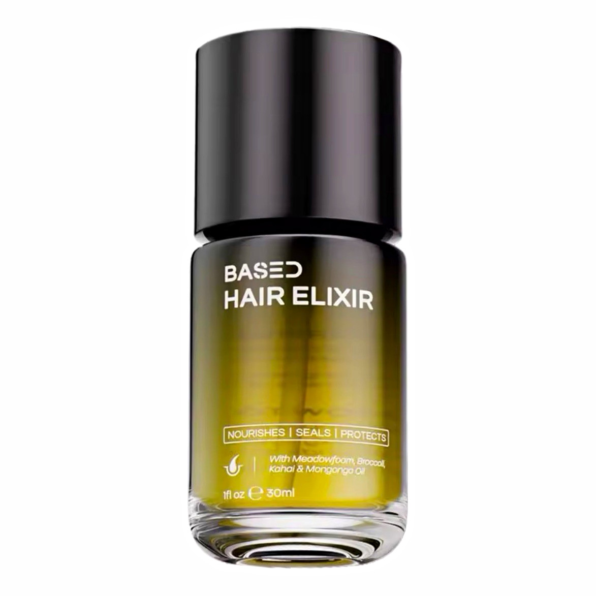 BASED Hair Elixir Oil Nourishing Seals Protects Shine 1 fl oz / 30 ml