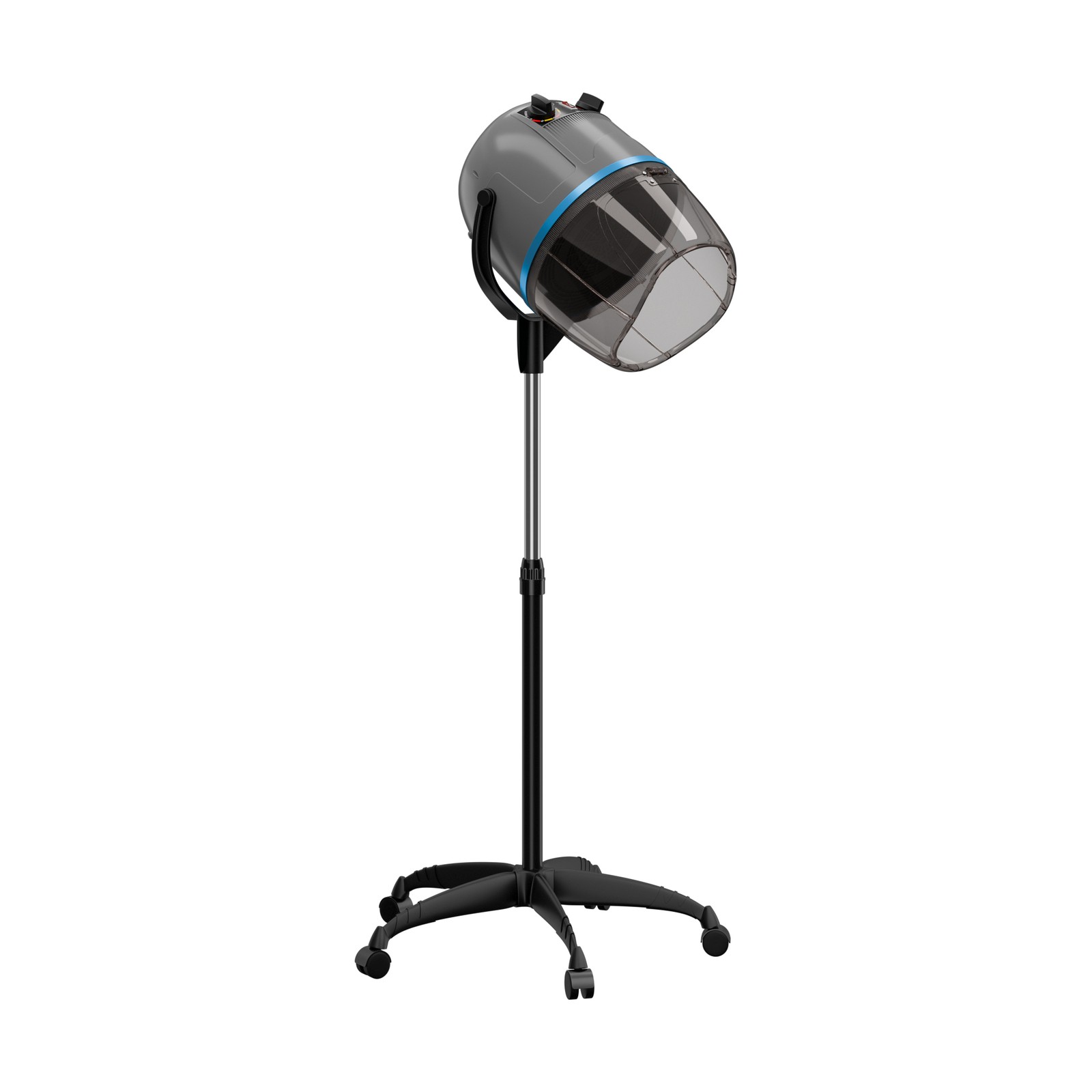 1300W Hair Bonnet Dryer Hot Perm Adjustable Height Salon Use Professional Gray