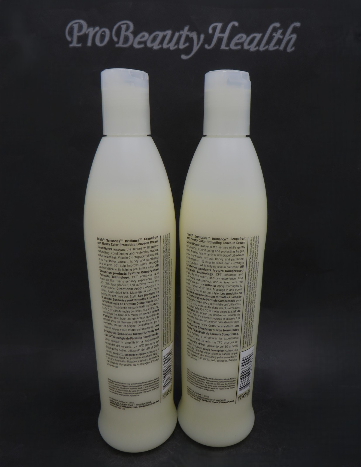 RUSK BRILLIANCE Color Protecting Conditioner 13.5 oz 2 bottles