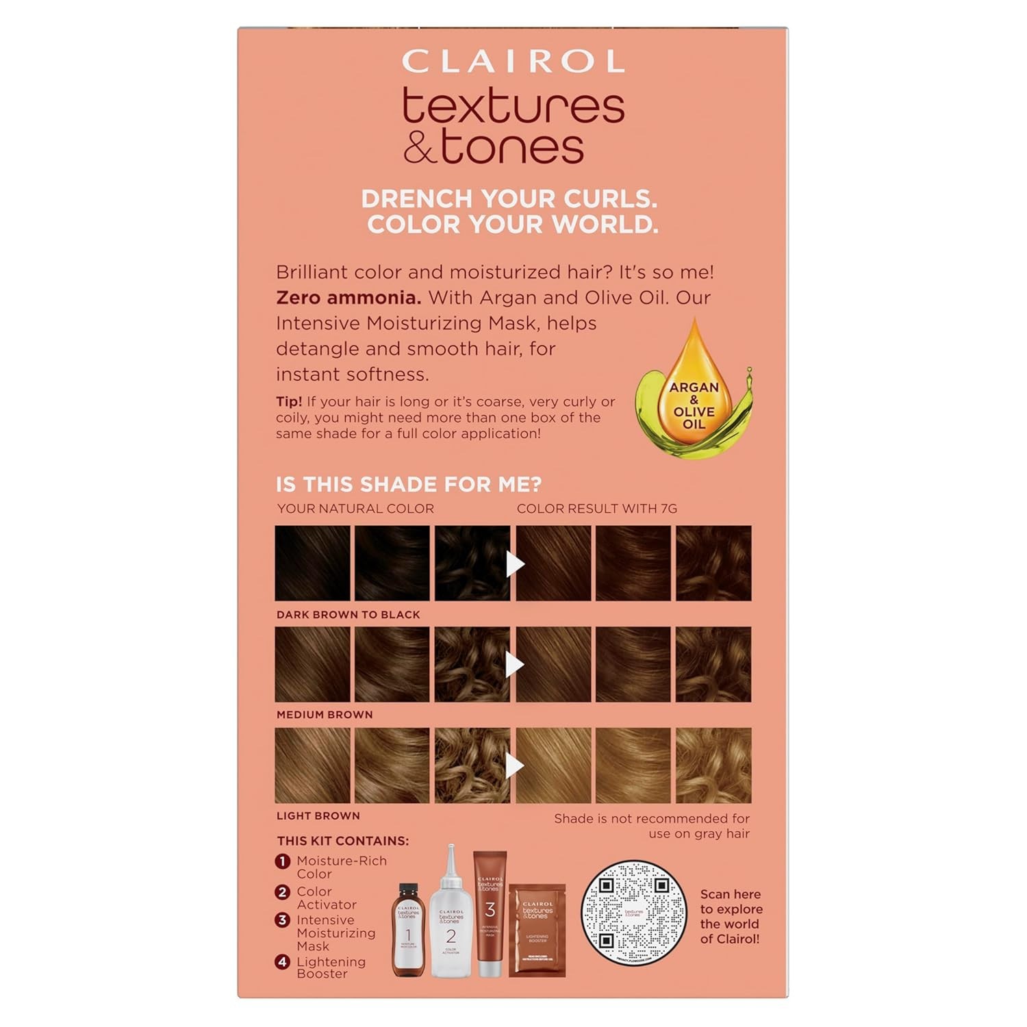 Clairol Textures & Tones Permanent Hair Dye (Select Size & Color)