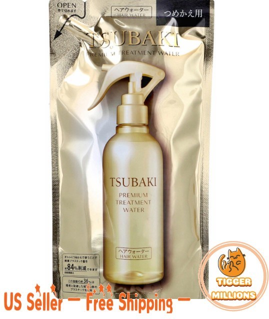 [US Seller] Tsubaki Premium Repair Hair Water Refill 200ml Japan Import New