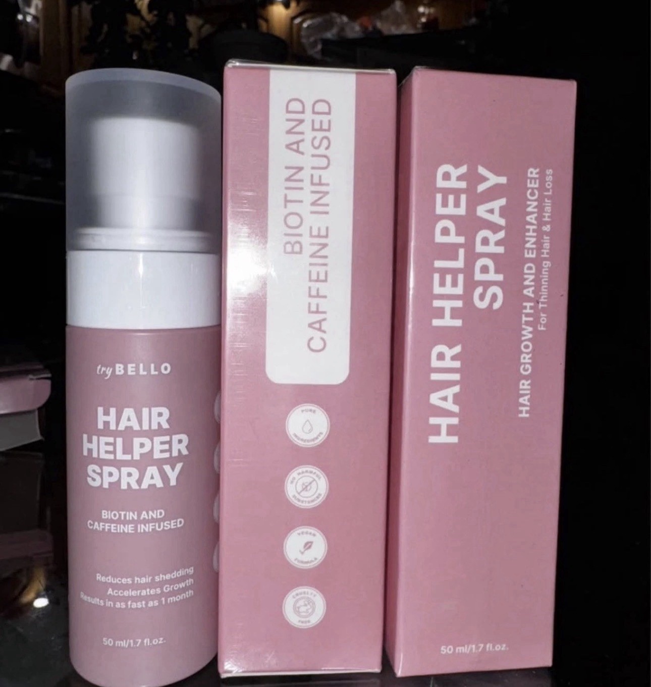 2pack Trybello Hair Growth Serum Spray Hair Loss Treatment