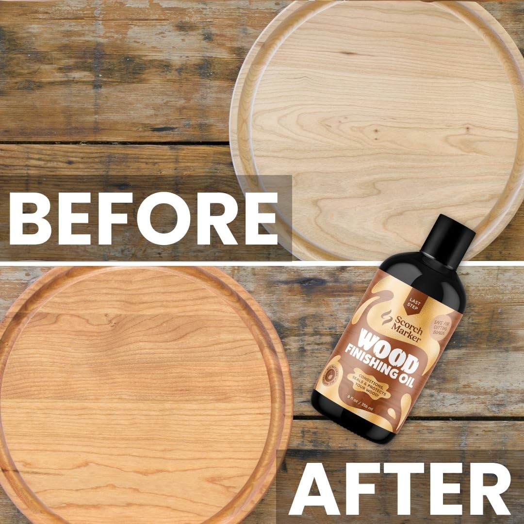Food Safe Cutting Board Oil – Butcher Block & Wood Conditioner, 8oz, MCT Oil
