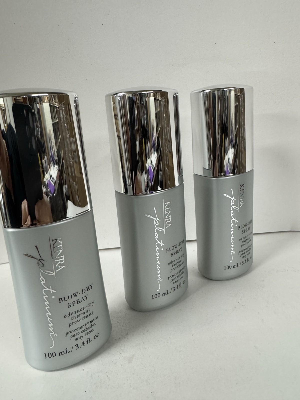 Kenra Platinum Blow Dry Spray 3.4 oz PACK of 3