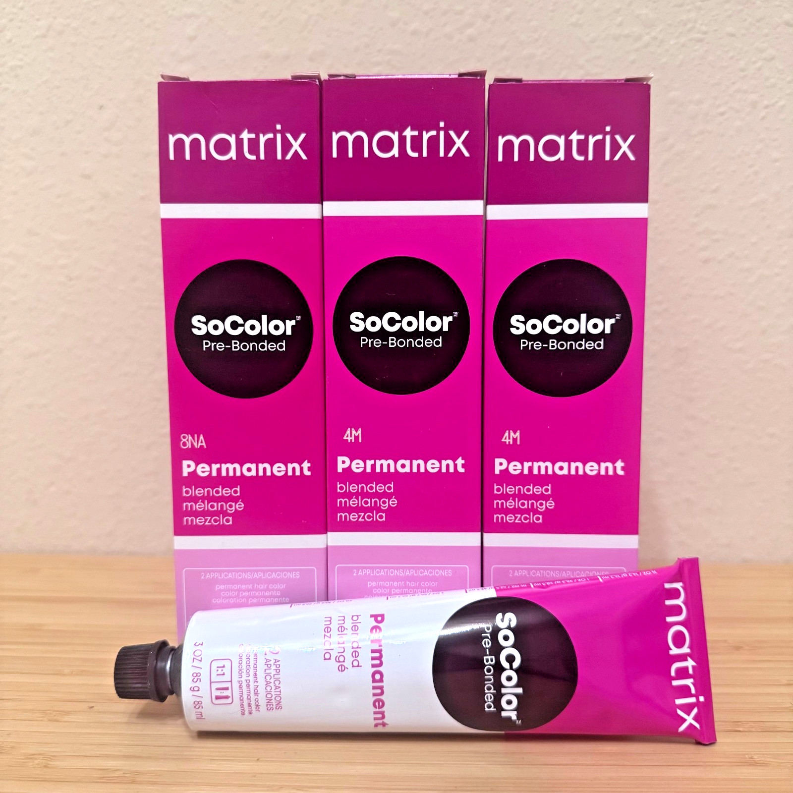 Matrix SoColor Pre-Bonded Permanent Hair Color 3 oz – NIB