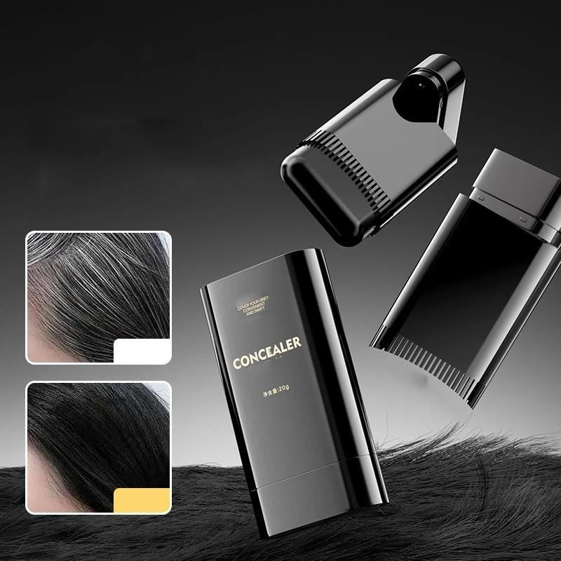 2-in-1 Hair Dye Stick Comb Hairdressing Stick Wand Dye Tool Sweat-Proof Touchup