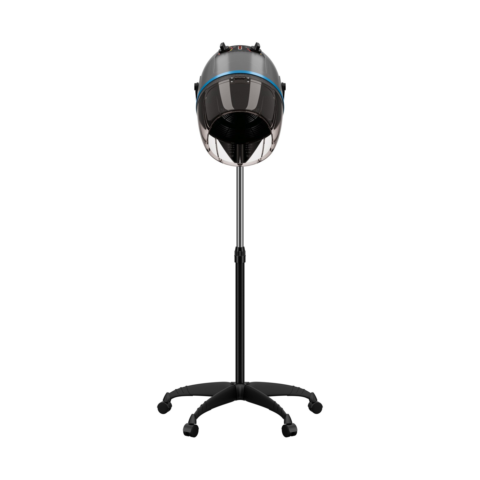 1300W Hair Bonnet Dryer Hot Perm Adjustable Height Salon Use Professional Gray