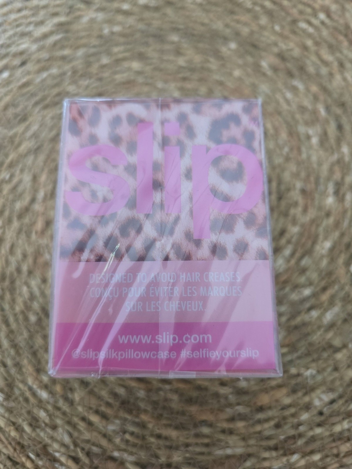 slip Large Scrunchie Duo Bridget Candy Pink & Sadie Leopard NEW