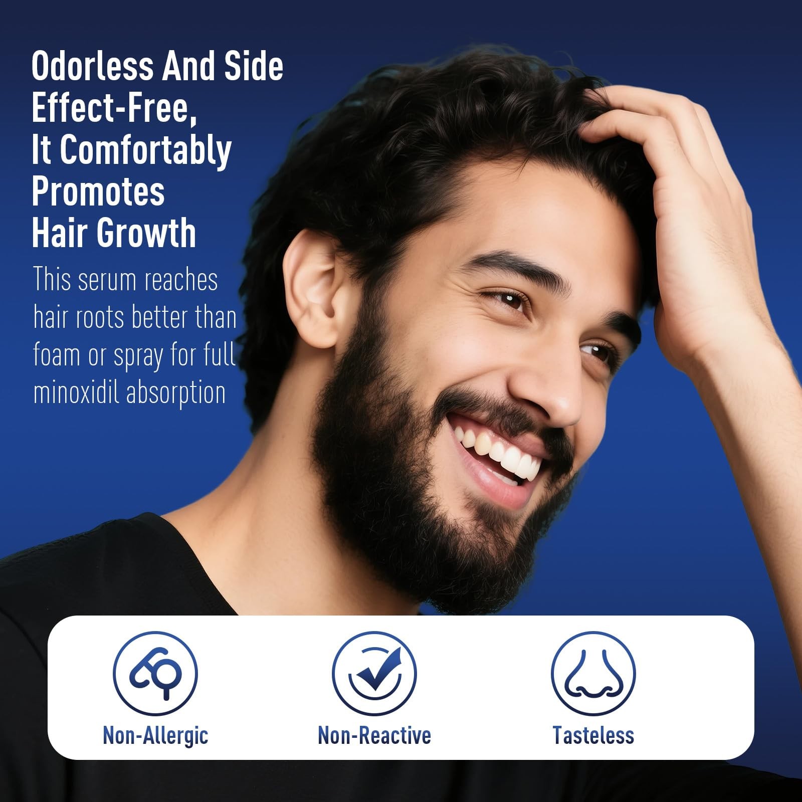 5% Minoxidil & Biotin Hair Growth Treatment for Thicker Hair 8 Month Supply