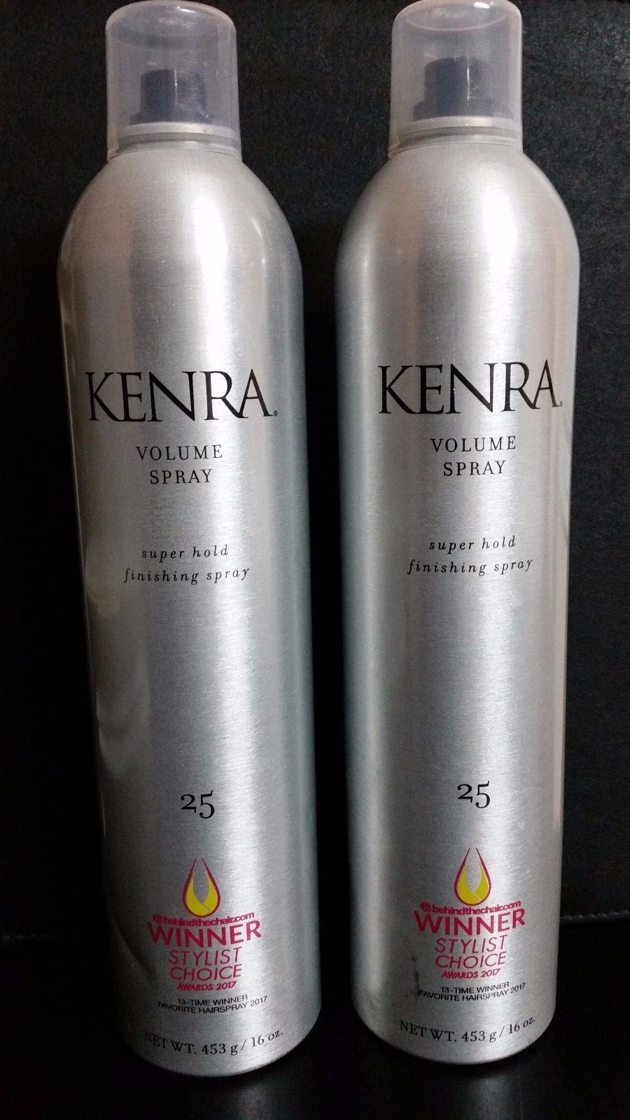 2X KENRA #25 VOLUME SPRAY SUPER HOLD FINISHING HAIRSPRAY 16 oz “BIG BOY”