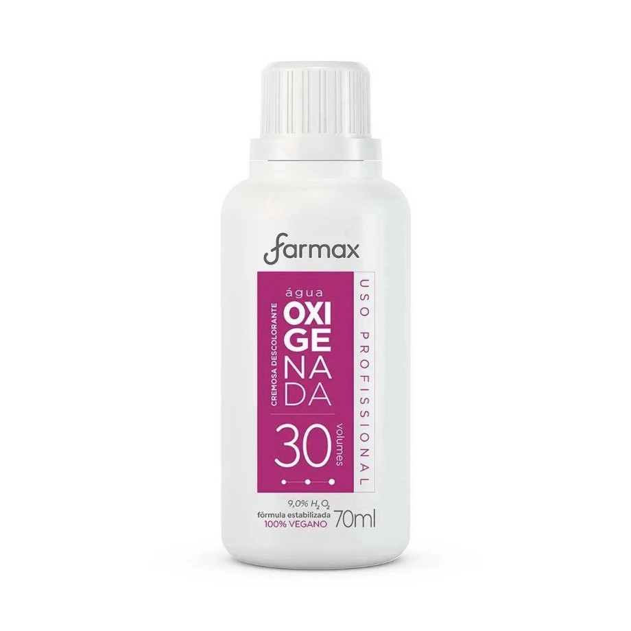 Farmax Cream Peroxide 30 Volumes Hydrogen Peroxide Vegan White 70 ml Unisex