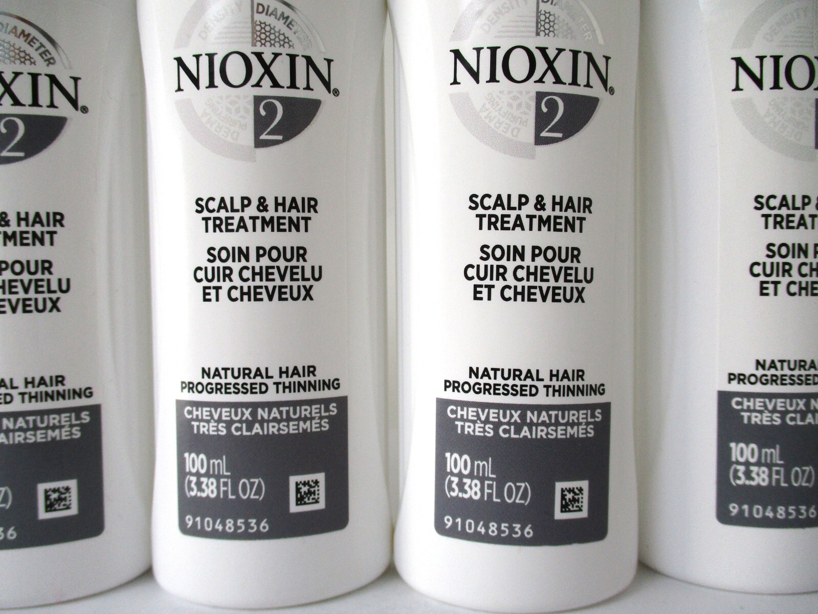 NIOXIN SYSTEM # 2 SCALP & HAIR TREATMENT 3.38 OZ (Lot of 6)