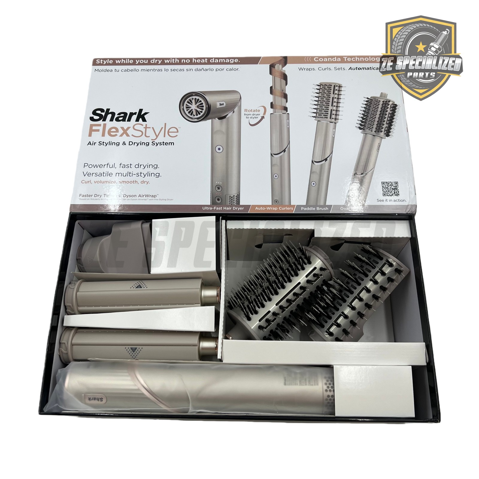 1300W Shark Flex Style Air Styling & Drying System – Stone (HD430) 120V,60HZ US