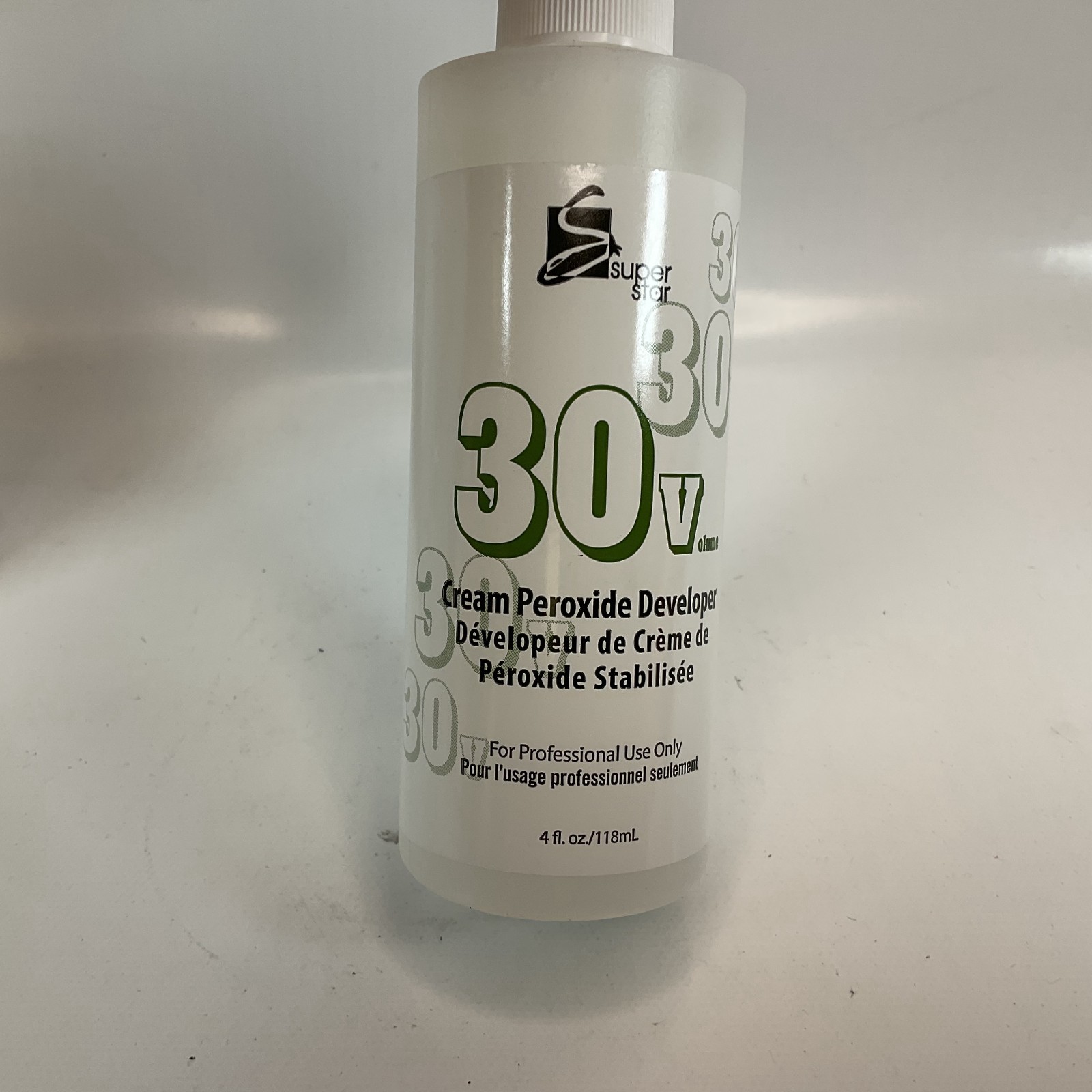 Super Star 30 Volume Creme Peroxide Developer 4fl.oz (Lot of 2) NEW