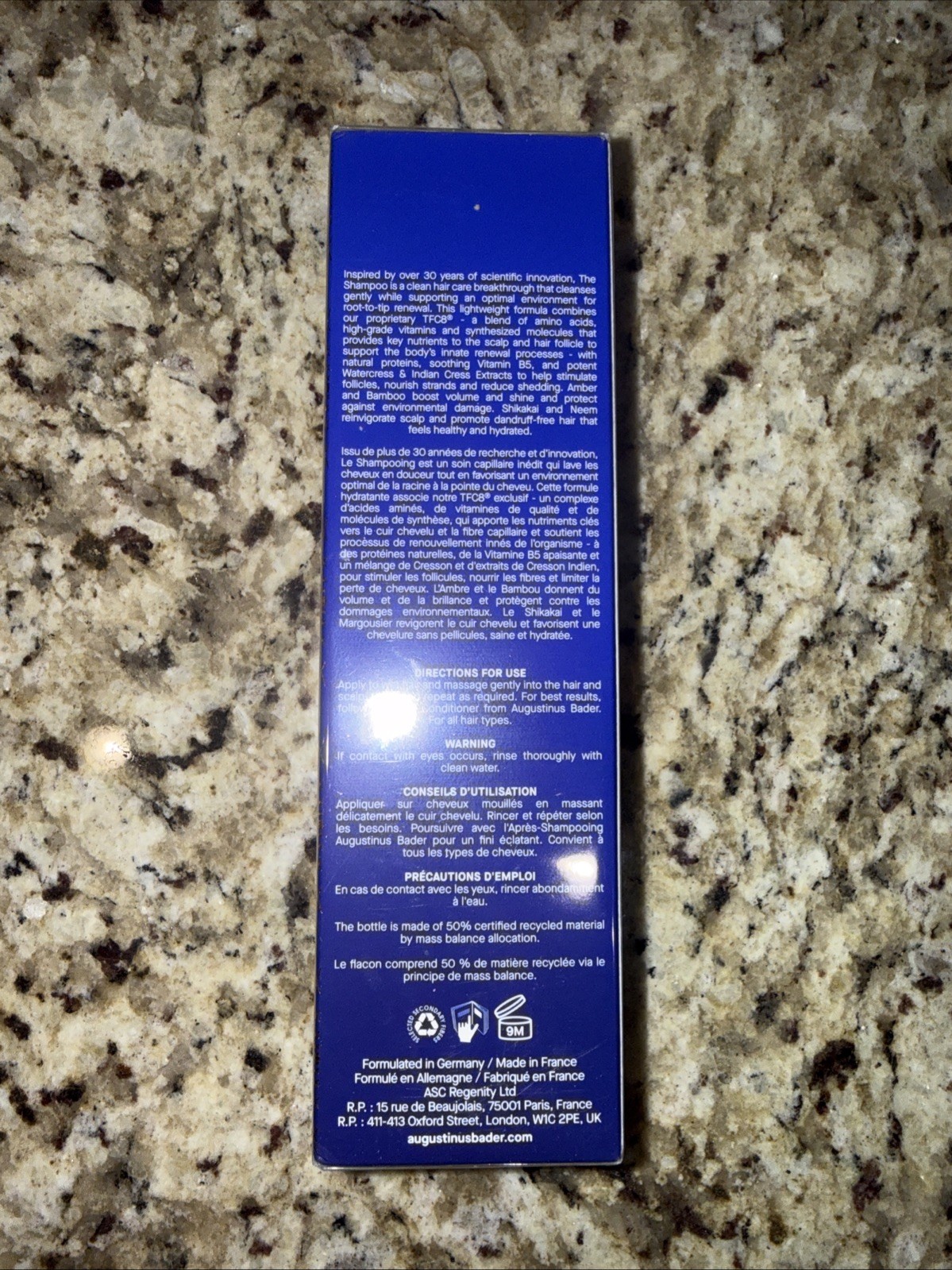Augustinus Bader THE SHAMPOO with TFC8, 200 ml / 6.7 fl oz – New in Sealed Box